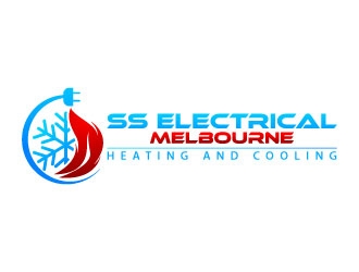 SS ELECTRICAL MELBOURNE (HEATING AND COOLING) logo design by uttam