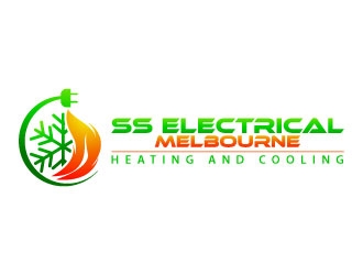SS ELECTRICAL MELBOURNE (HEATING AND COOLING) logo design by uttam