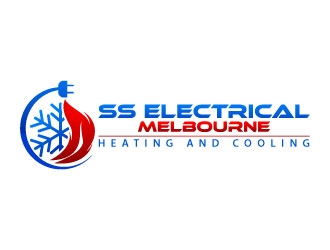 SS ELECTRICAL MELBOURNE (HEATING AND COOLING) logo design by uttam