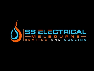 SS ELECTRICAL MELBOURNE (HEATING AND COOLING) logo design by fantastic4