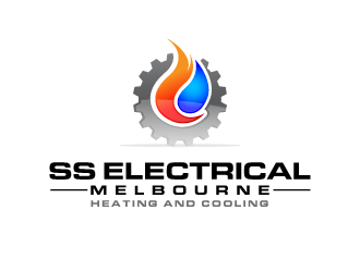SS ELECTRICAL MELBOURNE (HEATING AND COOLING) logo design by PRN123