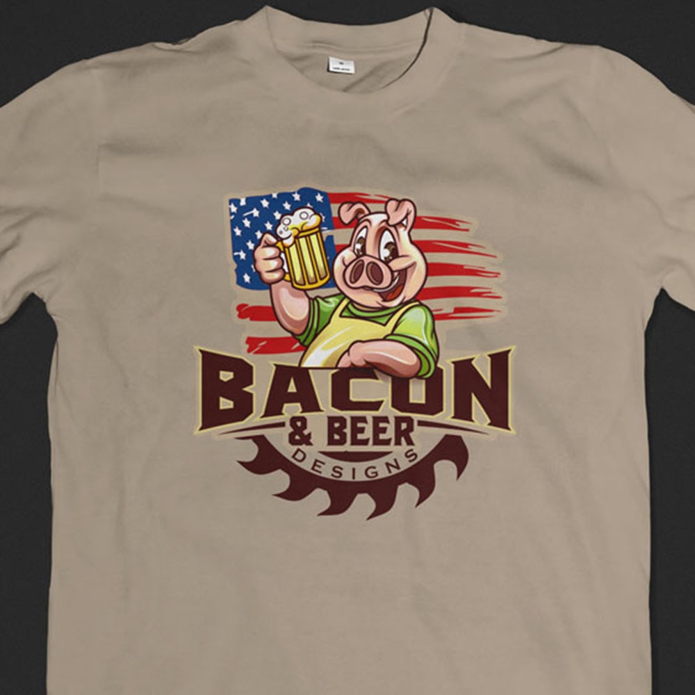 BACON & BEER DESIGNS   logo design by 69degrees