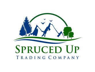 Spruced Up Trading Company logo design by Girly