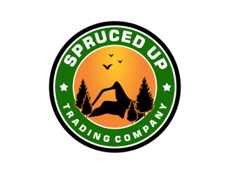 Spruced Up Trading Company logo design by Girly
