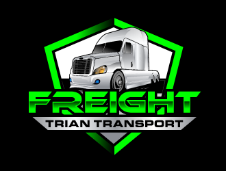 Freight Train Transport logo design by scriotx