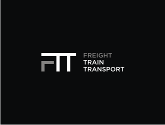 Freight Train Transport logo design by vostre