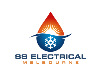 SS ELECTRICAL MELBOURNE (HEATING AND COOLING) logo design by Girly