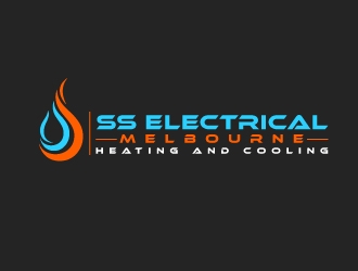 SS ELECTRICAL MELBOURNE (HEATING AND COOLING) logo design by fantastic4