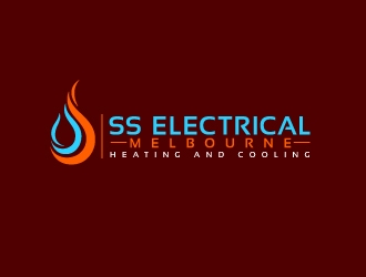 SS ELECTRICAL MELBOURNE (HEATING AND COOLING) logo design by fantastic4