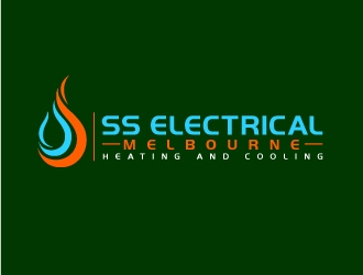 SS ELECTRICAL MELBOURNE (HEATING AND COOLING) logo design by fantastic4