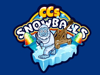 CCs Snowballs logo design by DreamLogoDesign