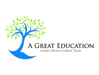 A Great Education Starts With A Great Team logo design by jetzu