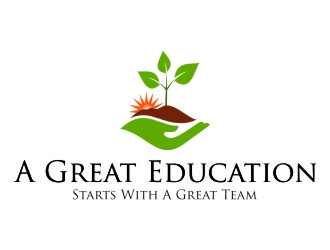 A Great Education Starts With A Great Team logo design by jetzu