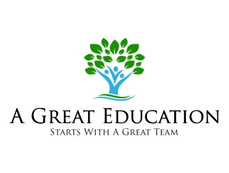 A Great Education Starts With A Great Team logo design by jetzu