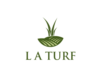 L A Turf logo design by RIANW