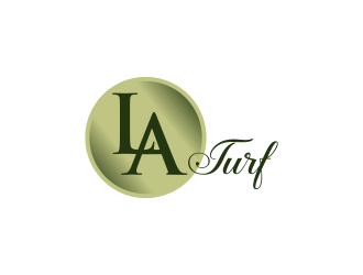 L A Turf logo design by Kruger