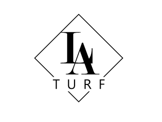 L A Turf logo design by nexgen