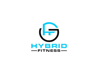 Hybrid Fitness logo design by checx