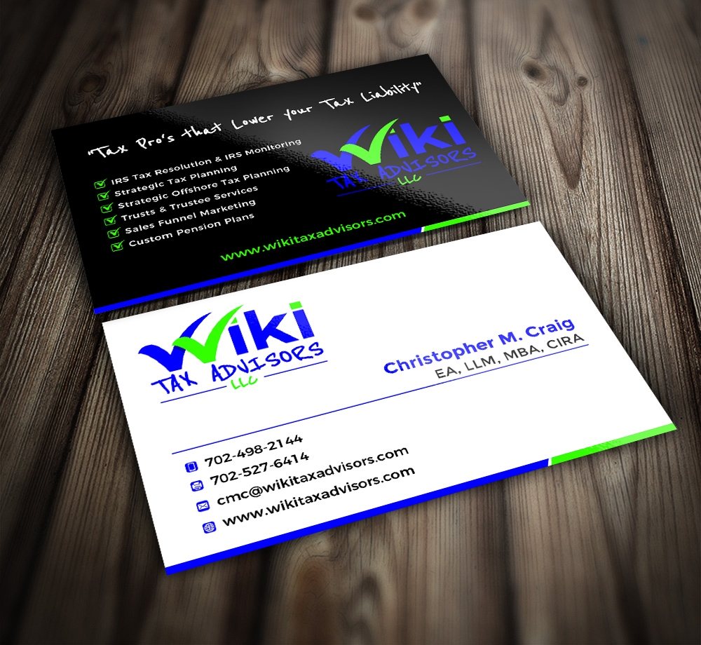 Wiki Tax Advisors LLC logo design by mattlyn