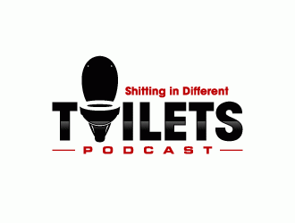 Shitting in Different Toilets Podcast logo design by torresace