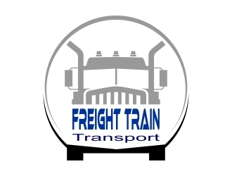 Freight Train Transport logo design by renithaadr