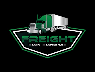 Freight Train Transport logo design by zakdesign700
