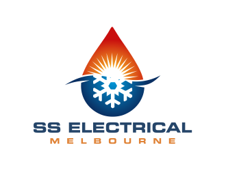 SS ELECTRICAL MELBOURNE (HEATING AND COOLING) logo design by Girly