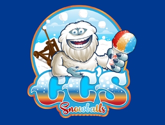 CCs Snowballs logo design by DreamLogoDesign