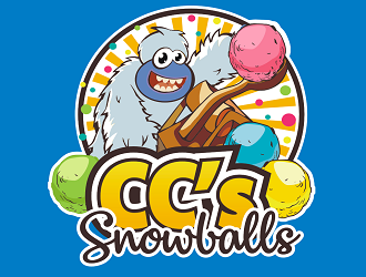 CCs Snowballs logo design by coco
