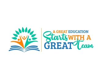 A Great Education Starts With A Great Team logo design by DreamLogoDesign