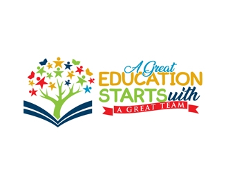 A Great Education Starts With A Great Team logo design by DreamLogoDesign