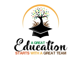 A Great Education Starts With A Great Team logo design by DreamLogoDesign