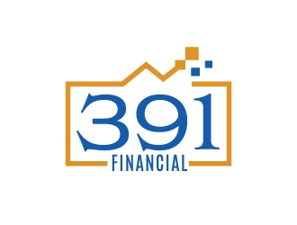391 Financial  logo design by Boomstudioz