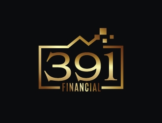 391 Financial  logo design by Boomstudioz
