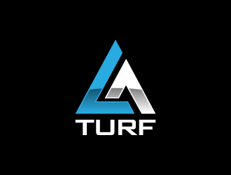 L A Turf logo design by pencilhand