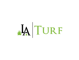 L A Turf logo design by akhi