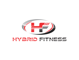 Hybrid Fitness logo design by giphone