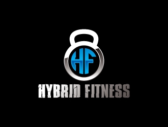 Hybrid Fitness logo design by jishu