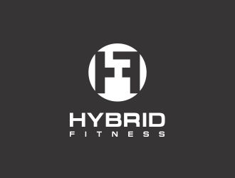 Hybrid Fitness logo design by AisRafa