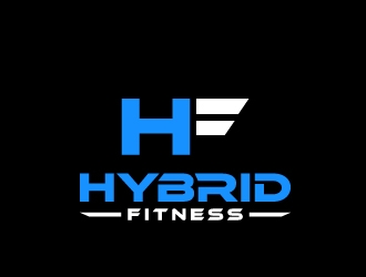 Hybrid Fitness logo design by my!dea