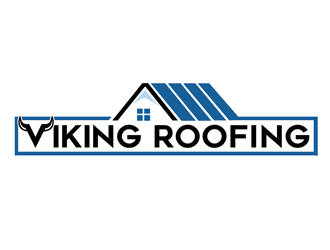 Viking Roofing logo design by megalogos