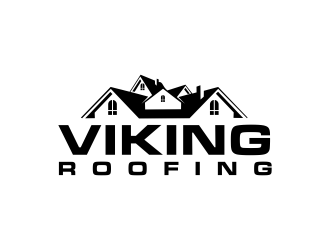 Viking Roofing logo design by RIANW