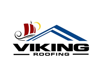 Viking Roofing logo design by Coolwanz