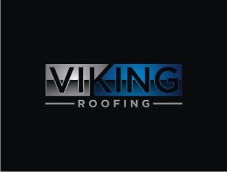 Viking Roofing logo design by bricton