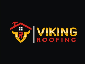 Viking Roofing logo design by Foxcody
