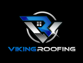 Viking Roofing logo design by THOR_