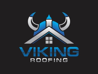 Viking Roofing logo design by rokenrol