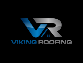 Viking Roofing logo design by evdesign