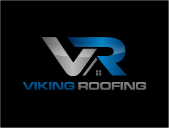 Viking Roofing logo design by evdesign