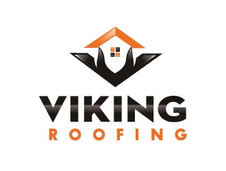 Viking Roofing logo design by vectorboyz
